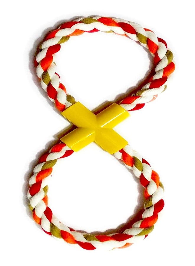 Pet Believe Cotton Rope Loop Tug Dog Chew Toy, Puppy Teething Toy, 14 inches, Color May Vary (Multicolor) - Image 2
